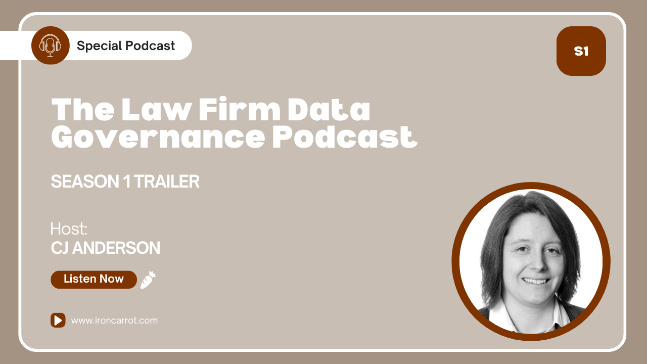 Law Firm Data Governance Season One