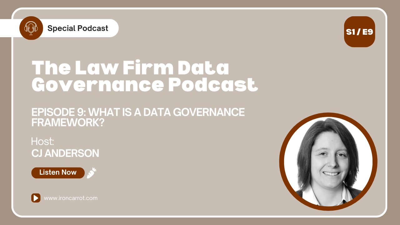 What is a data governance framework?
