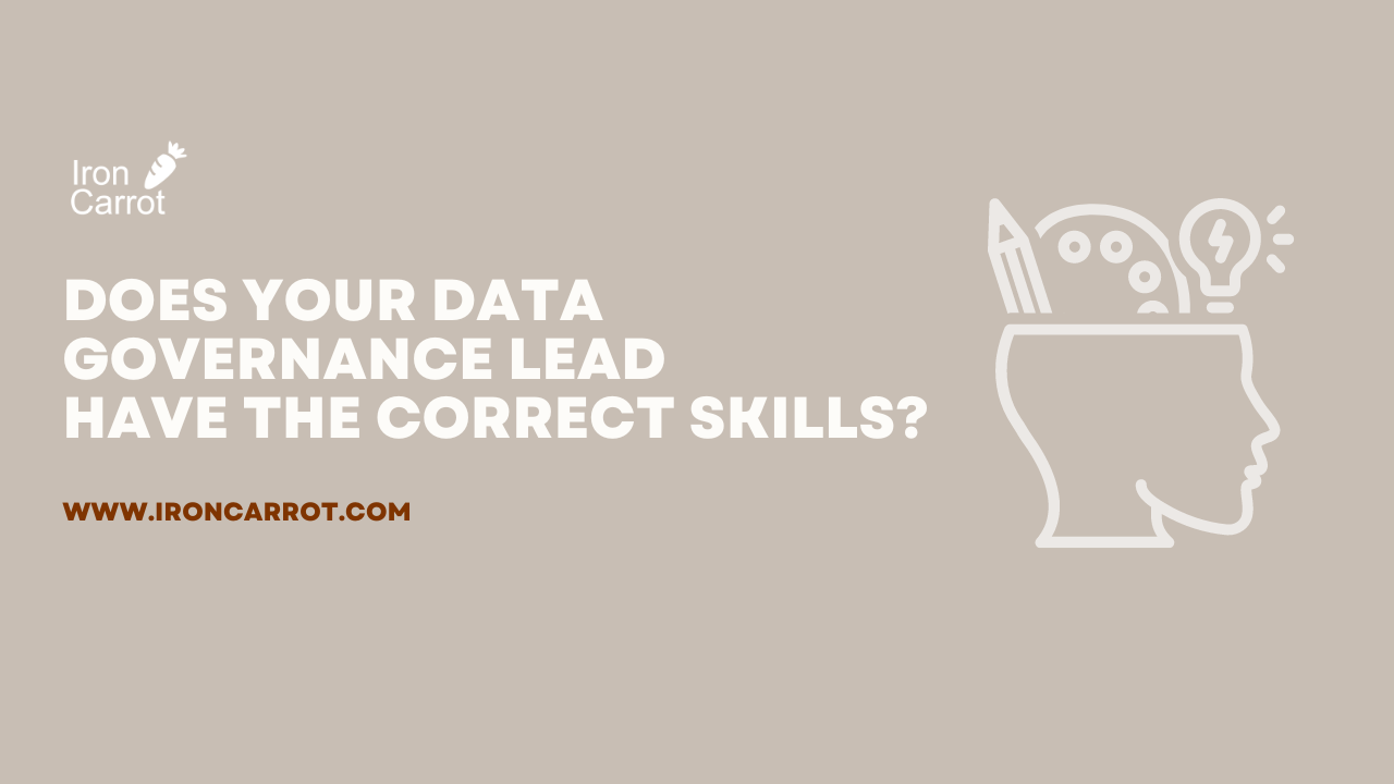 Does your Data Governance Lead Have the Correct Skills?