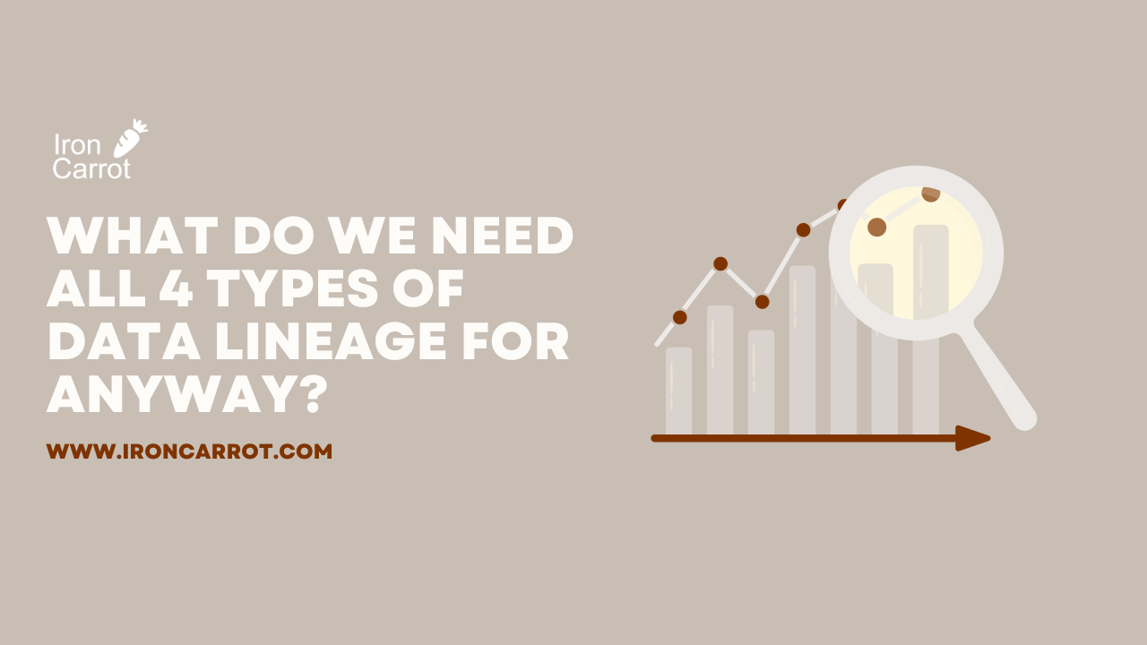 What do we need all 4 types of data lineage for anyway? 