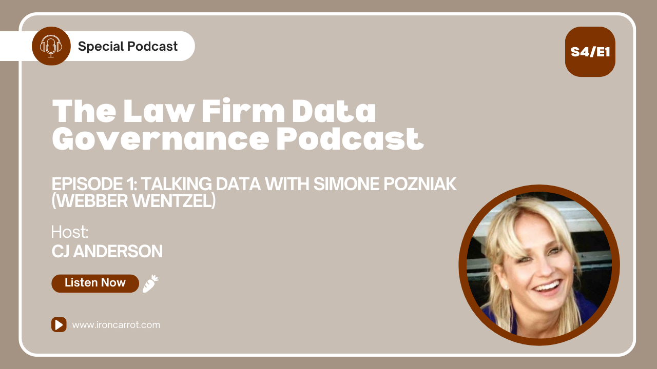 Talking Data with Simone Pozniak (Webber Wentzel)