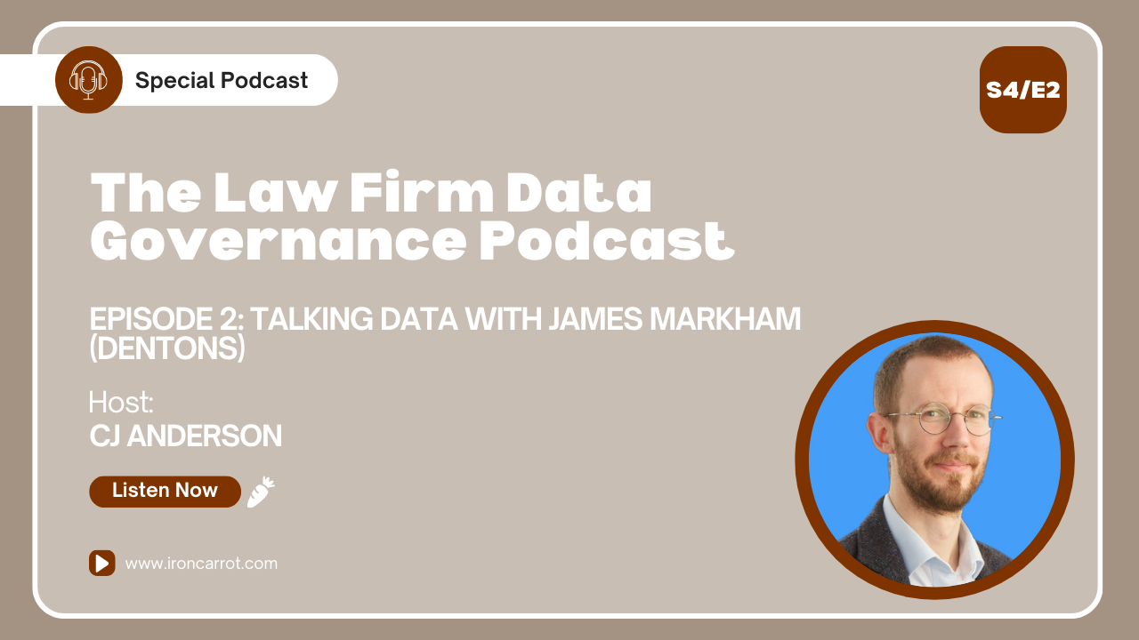 Talking Data with James Markham (Dentons)