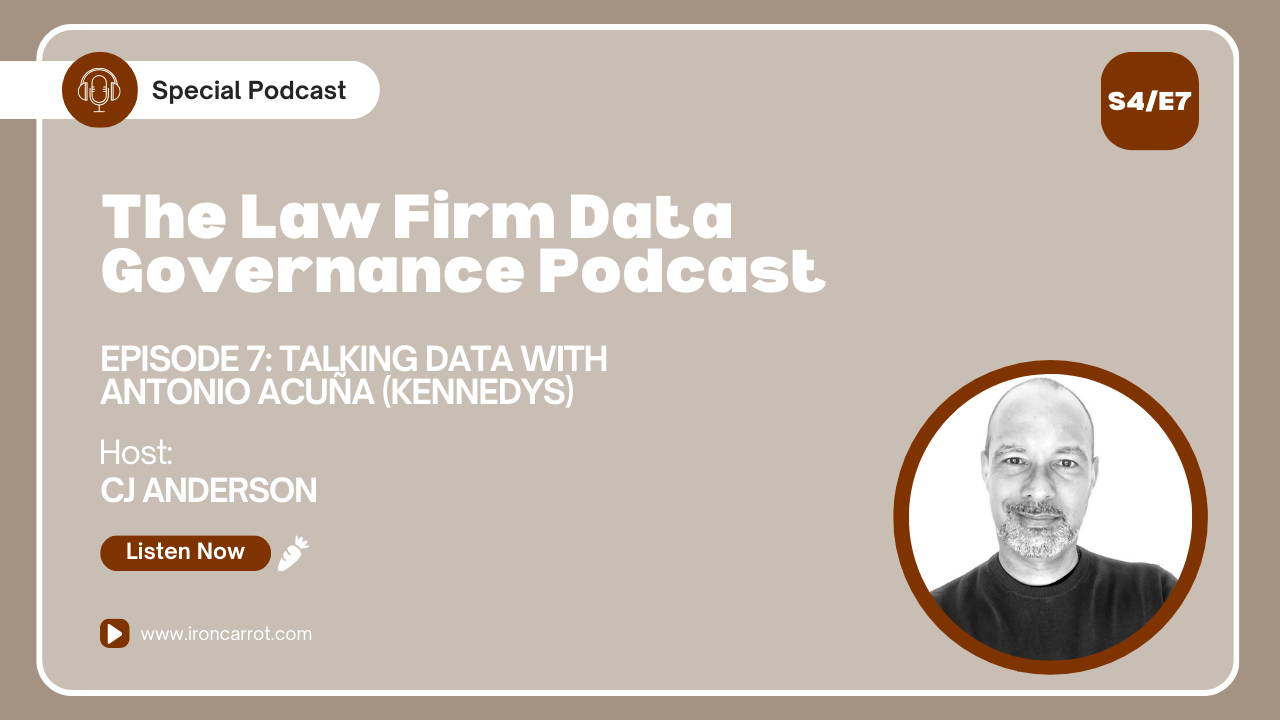 Talking Data with Antonio Acuña (Kennedys)