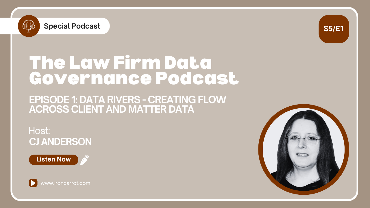 Data Rivers: Creating Flow Across Client and Matter Data